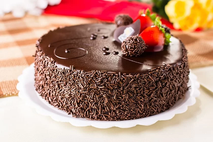 bolo de chocolate