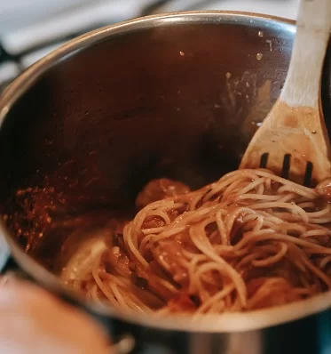 macarrão de panela de pressão