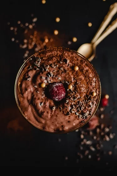 mousse de chocolate